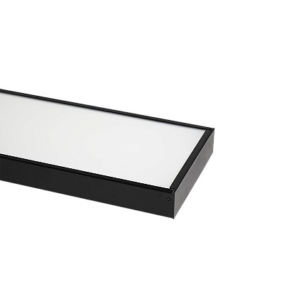 Светильник светодиодный накладной PSO-01 45w 4000K BLACK 1200х180 IP40